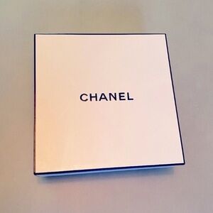 CHANEL Empty Gift Box Black White Square